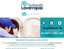 Tablet Screenshot of casadellavarropas.com